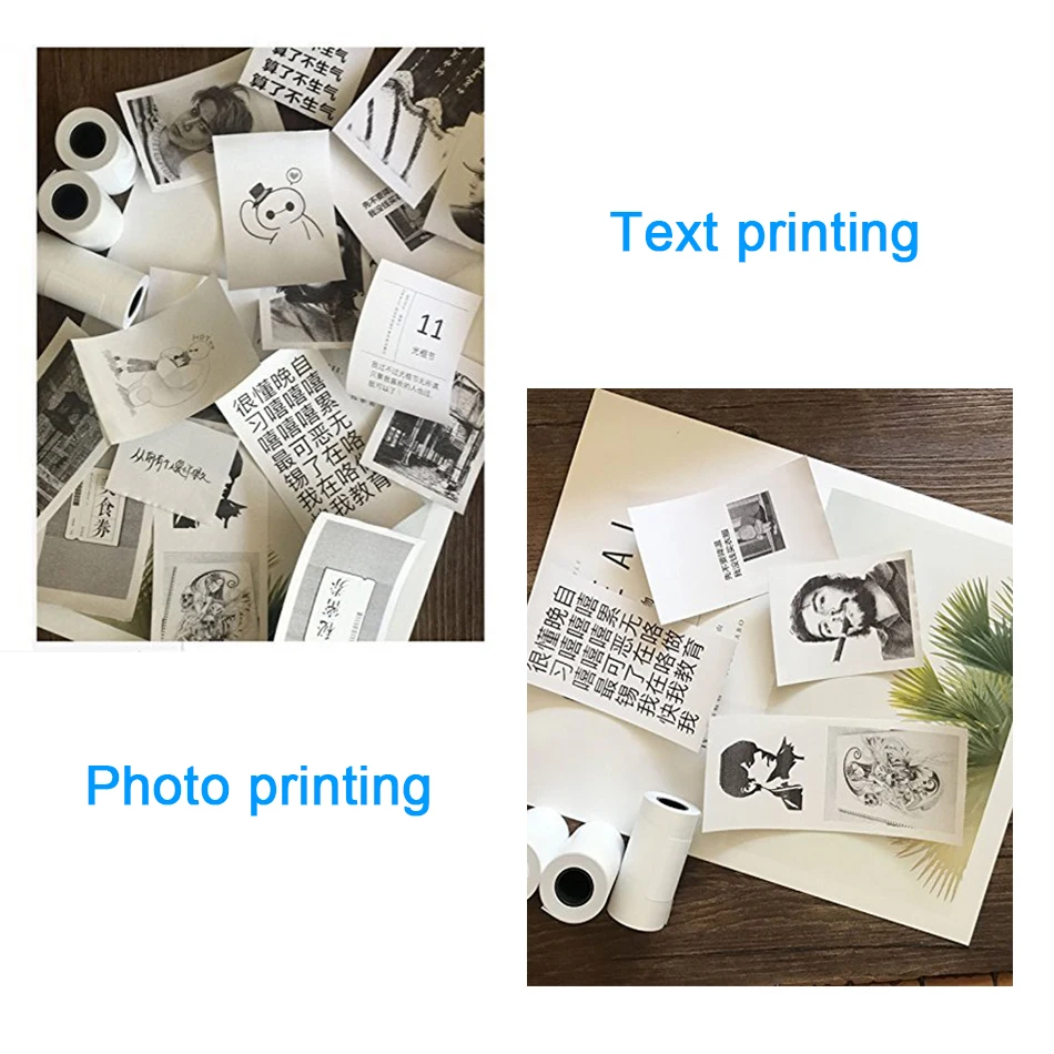 Портативный мини принтер PeriPage 304DPI с Bluetooth фотопринтер мобильный телефон iOS
