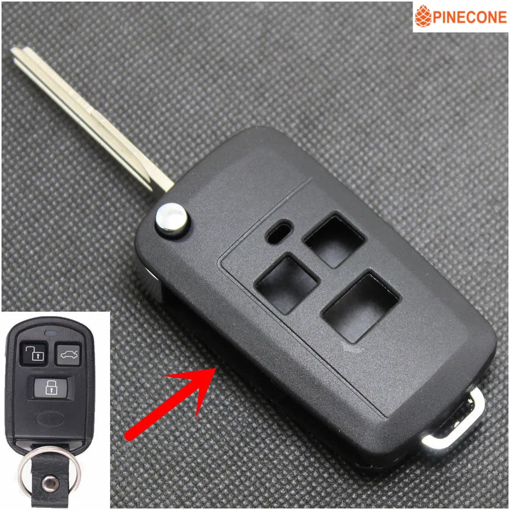 PINECONE Key Case for HYUNDAI SONATA MOINCA Car Key 3 Buttons Uncut Brass Blade Modified Remote Vehicle Key Shell Casing Fob
PINECONE Key Case for HYUNDAI SONATA MOINCA Car Key 3 Buttons Uncut Brass Blade Modified Remote Vehicle Key Shell Casing Fob
