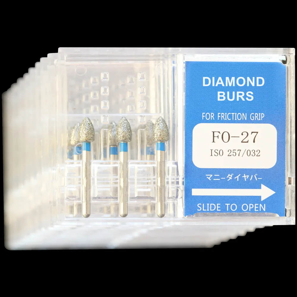 30Pcs(10Boxes) Dental Diamond Burs FO-27 Polisher Drill FG1.6mm High Speed Handpiece Polishing Dentist Burrs
30Pcs(10Boxes) Dental Diamond Burs FO-27 Polisher Drill FG1.6mm High Speed Handpiece Polishing Dentist Burrs