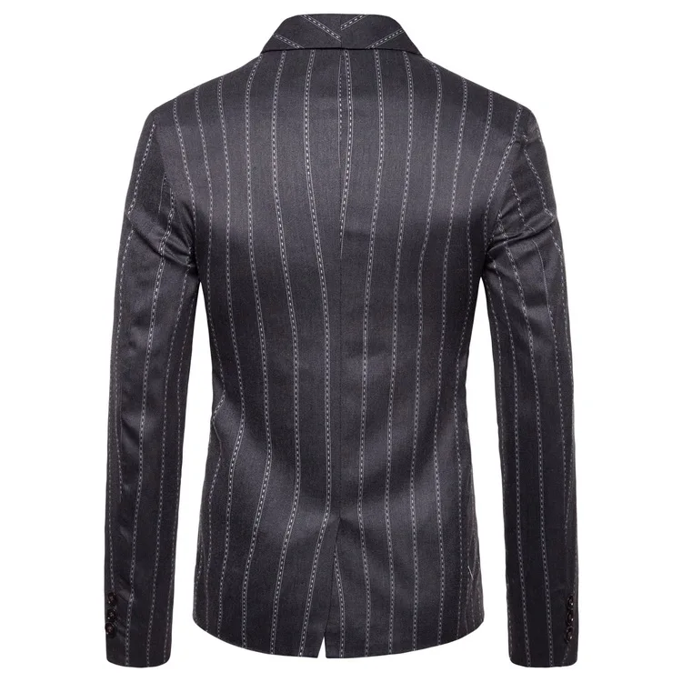 Mens fashion Dance brand Blazer pattern Business affairs Wedding Long sleeve stripe Suit Jackets dropshipping Slim top coats
Mens fashion Dance brand Blazer pattern Business affairs Wedding Long sleeve stripe Suit Jackets dropshipping Slim top coats