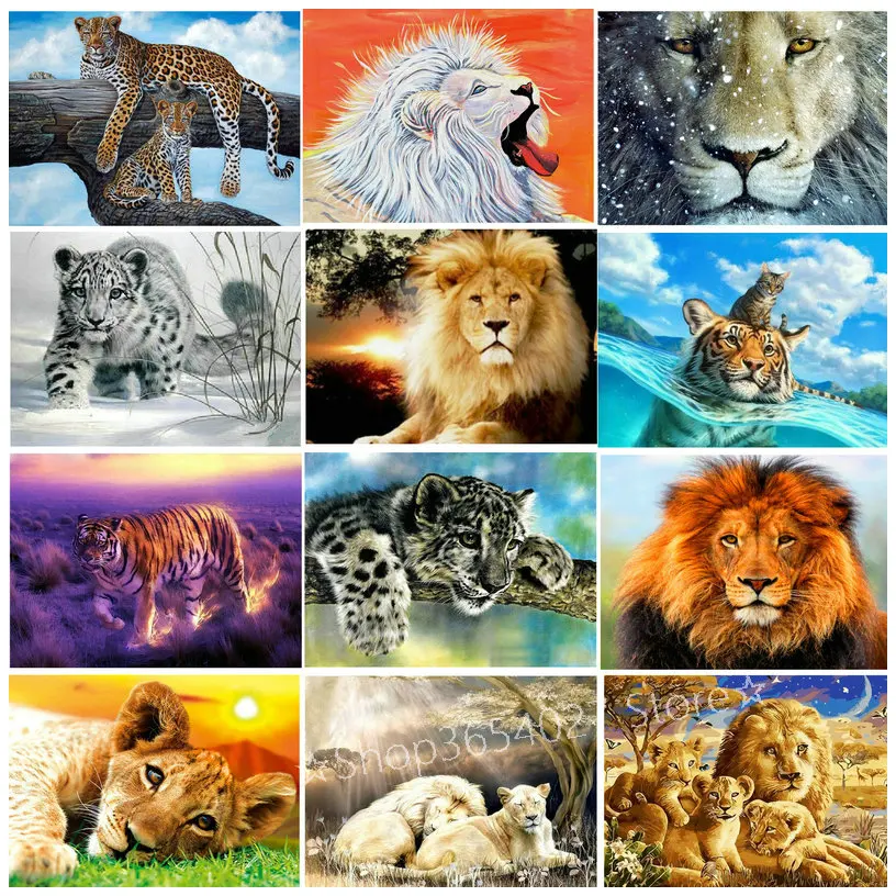 Hot 25 style lion tiger leopard icon full square / round 5D DIY diamond painting 3D diamond cross stitch animal crystal mosaic
Hot 25 style lion tiger leopard icon full square / round 5D DIY diamond painting 3D diamond cross stitch animal crystal mosaic
