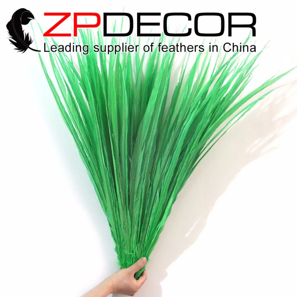 Новый цвет! ZPDECOR 65-70 см (26-28 дюймов) 50 шт. ручная работа крашеные зеленые длинные золотые перья из хвоста фазана для карнавала
Новый цвет! ZPDECOR 65-70 см (26-28 дюймов) 50 шт. ручная работа крашеные зеленые длинные золотые перья из хвоста фазана для карнавала