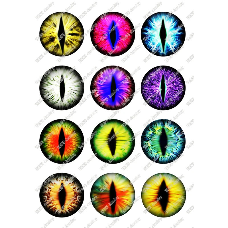 24pcs/lot Many Colors Choice Dragon Eyes Round Glass Cabochon 12 To 25mm Flatback Photo Cameo Pendant Diy Jewelry Findings T107
24pcs/lot Many Colors Choice Dragon Eyes Round Glass Cabochon 12 To 25mm Flatback Photo Cameo Pendant Diy Jewelry Findings T107