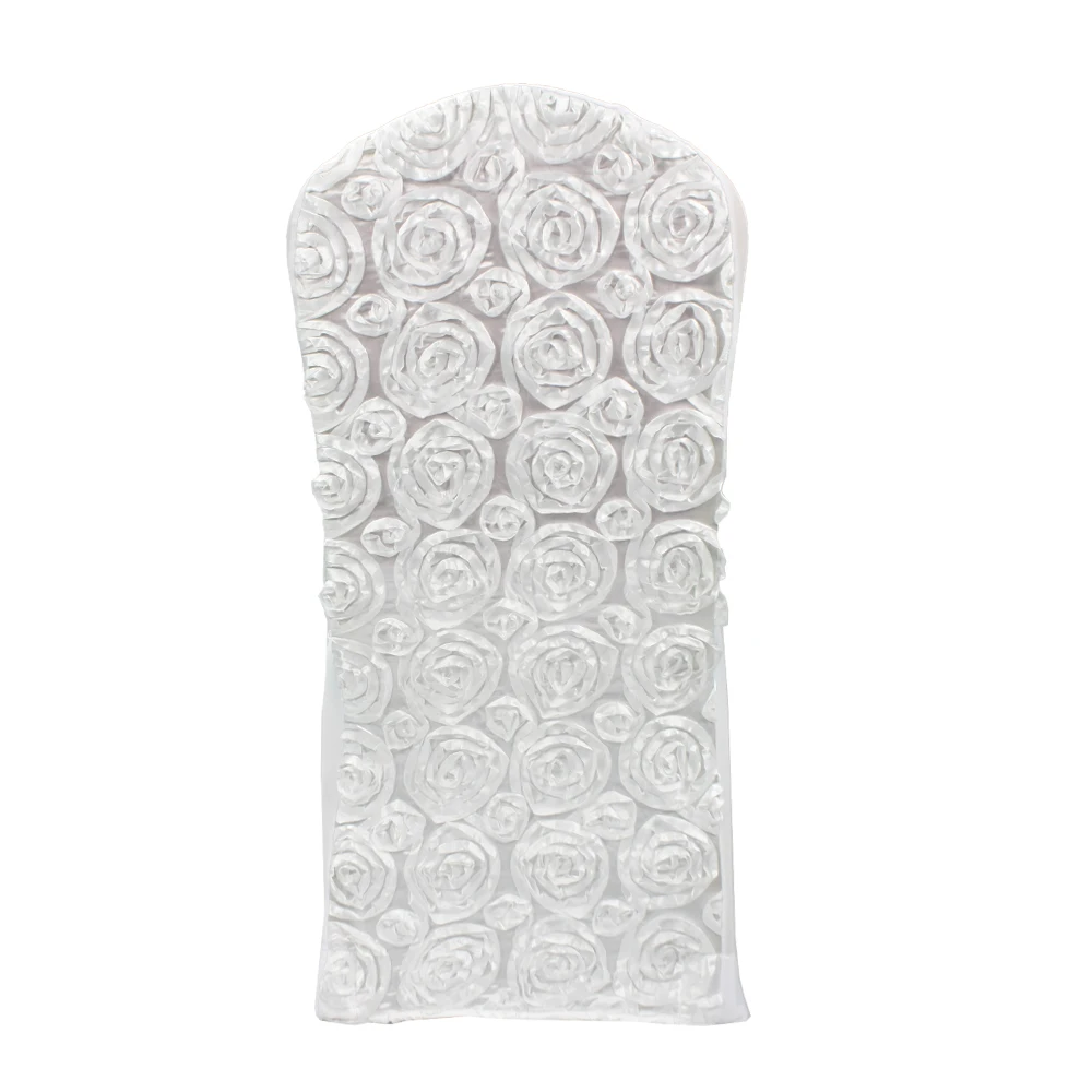 50pcs Spandex Wedding Rosette Chair Covers Lycra Stretch Hotel Event Banquet Chair Slipcovers With Satin Rose Flowers
50pcs Spandex Wedding Rosette Chair Covers Lycra Stretch Hotel Event Banquet Chair Slipcovers With Satin Rose Flowers