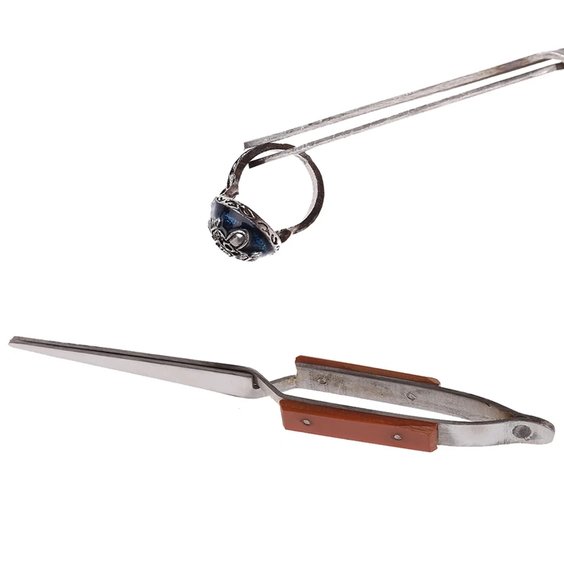 15.5cm Straight Curved Tip Selflock Tweezer Cross Locking Jeweler Jewelry Making Tool
15.5cm Straight Curved Tip Selflock Tweezer Cross Locking Jeweler Jewelry Making Tool