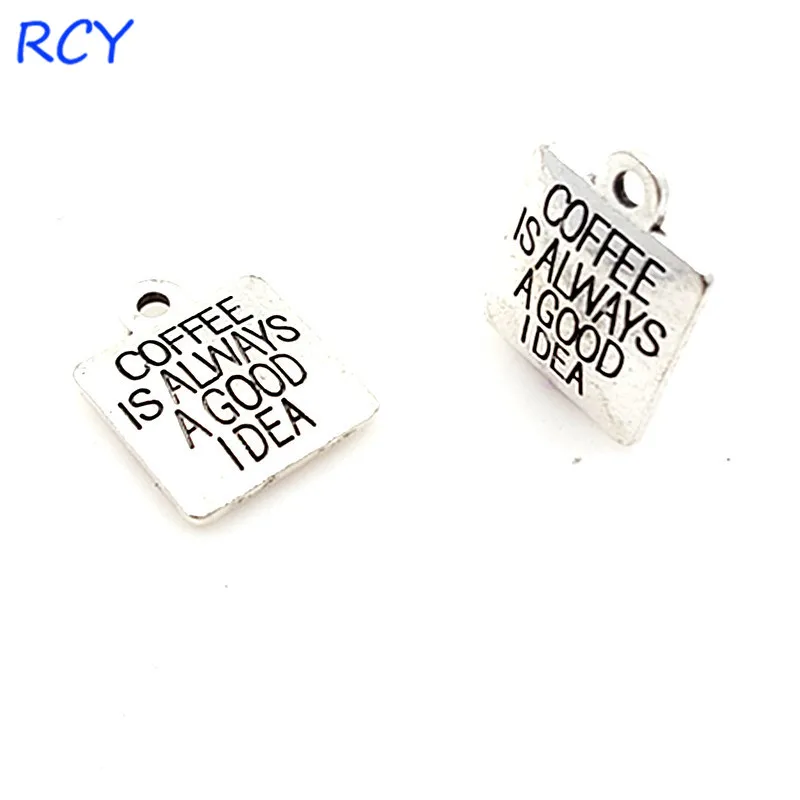 Top Quality 5 Pieces/lot 15mm Letter Printed coffee is always a good idea charms coffee charms for jewelry making
Top Quality 5 Pieces/lot 15mm Letter Printed coffee is always a good idea charms coffee charms for jewelry making