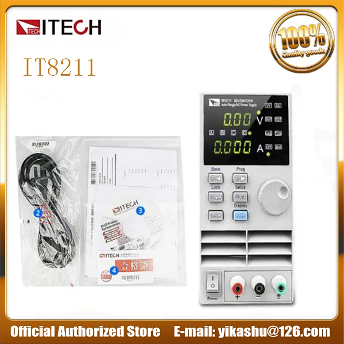 ITECH IT8211 цифровой дисплей одноканальный DC электронный тестер нагрузки 150 Вт/60 в/30A