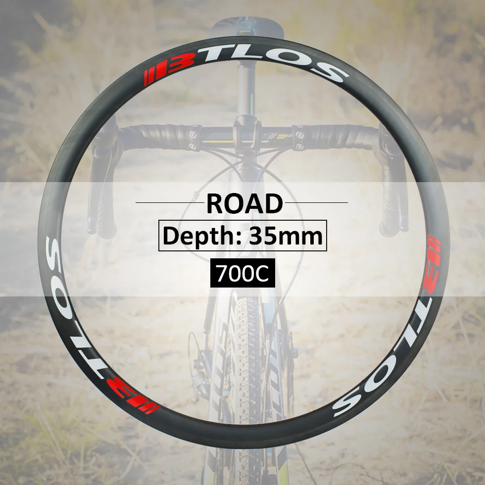 Ultralight Carbon bicycle wheels 35mm depth Special braking V brake clincher 700c road bike wheels BTLOS RC-35L
Ultralight Carbon bicycle wheels 35mm depth Special braking V brake clincher 700c road bike wheels BTLOS RC-35L