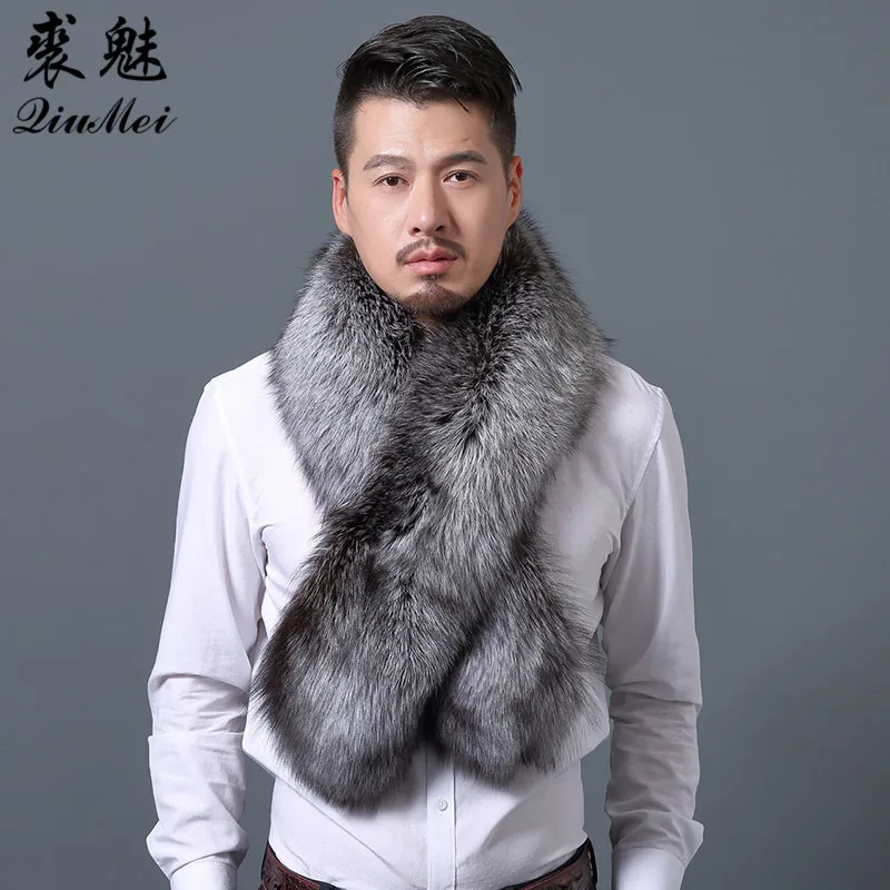 125cm Natural Silver Fox Fur Scarves For Men Male Solid Fashion Warm Winter New Fur Shawls and Scarves luxury Brand Fur Scarf
125cm Natural Silver Fox Fur Scarves For Men Male Solid Fashion Warm Winter New Fur Shawls and Scarves luxury Brand Fur Scarf