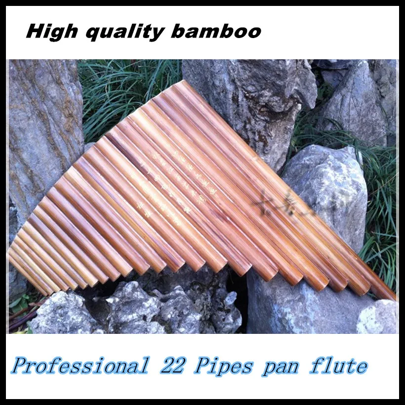 Профессиональная бамбуковая панфлейта 22 трубки Woodwind Flauta xiao изогнутые ручные