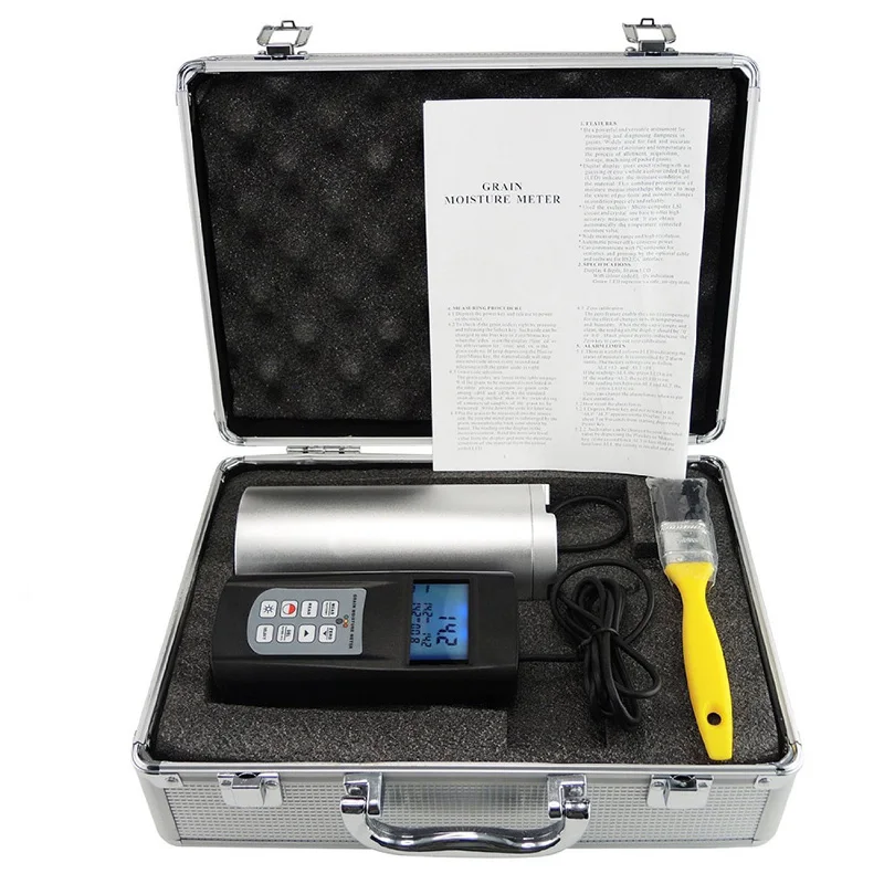 MC-7828G Grain Moisture Meter Digital Moisture Tester Range 0-50% (Cup Type, Data Memory) Coffee Bean Wheat Corn Rice Sesame
MC-7828G Grain Moisture Meter Digital Moisture Tester Range 0-50% (Cup Type, Data Memory) Coffee Bean Wheat Corn Rice Sesame