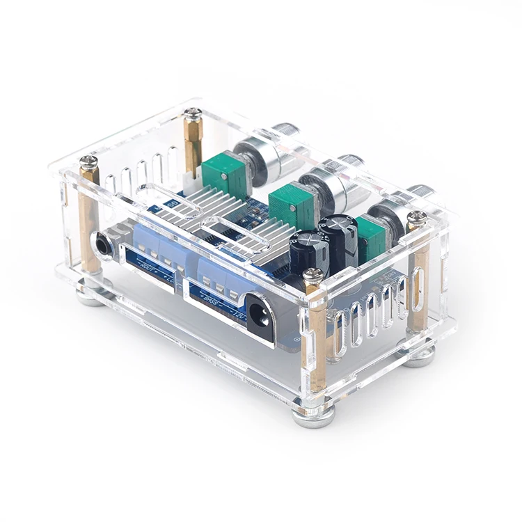 12V 2.1 channel digital power amplifier board high and low sound adjustment small home theater sound system
12V 2.1 channel digital power amplifier board high and low sound adjustment small home theater sound system