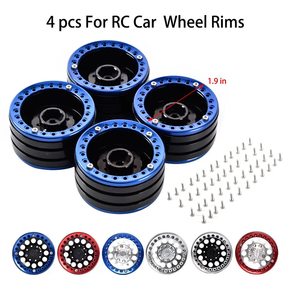 4PCS Simulated Climbing Car Tire Aluminum Alloy Wheel Weighted Rims for 1/10 Crawler Axial SCX10 SCX10 II 90046 Traxxas TRX4 D90
4PCS Simulated Climbing Car Tire Aluminum Alloy Wheel Weighted Rims for 1/10 Crawler Axial SCX10 SCX10 II 90046 Traxxas TRX4 D90