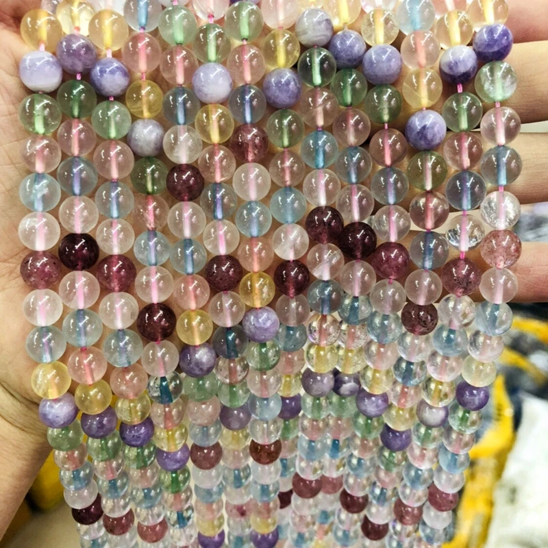 Genuine Multi Quartz Crystal Beads 6mm 8mm 10mm Full strand Naturl Color Gem Beads 15.5" full strand
Genuine Multi Quartz Crystal Beads 6mm 8mm 10mm Full strand Naturl Color Gem Beads 15.5" full strand