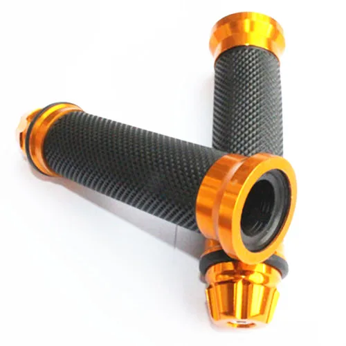 Пара золотые штативы для велосипеда 7/8 дюйма 22 мм|motorcycle rubber|rubber motorcyclegold motorcycle grips |
