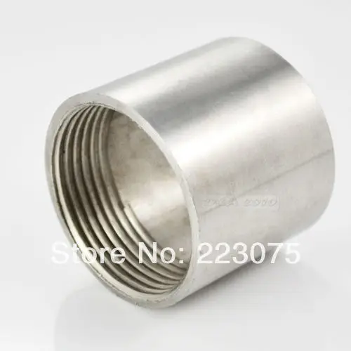 1/4" Female x 1/4" Female SS304 Stainless Steel threaded Pipe Fitting NPT 10pcs/lot
