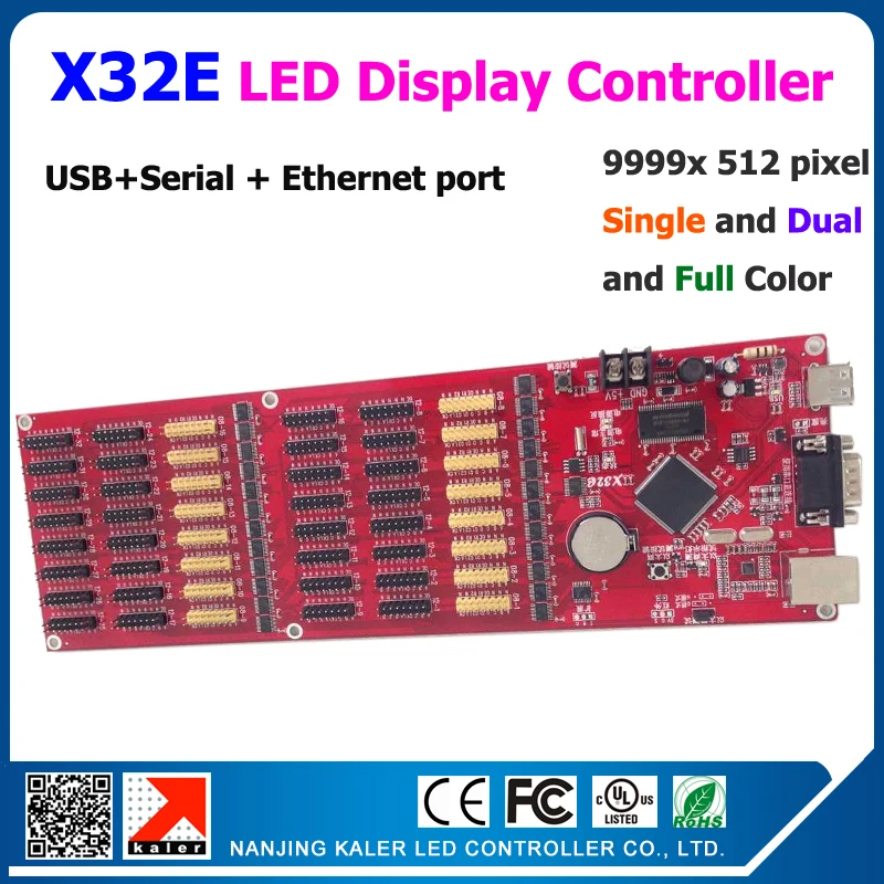 kaler Kaler X32E led display screen controller support 512*9999 pixel big full color indoor outdoor led display screen
kaler Kaler X32E led display screen controller support 512*9999 pixel big full color indoor outdoor led display screen