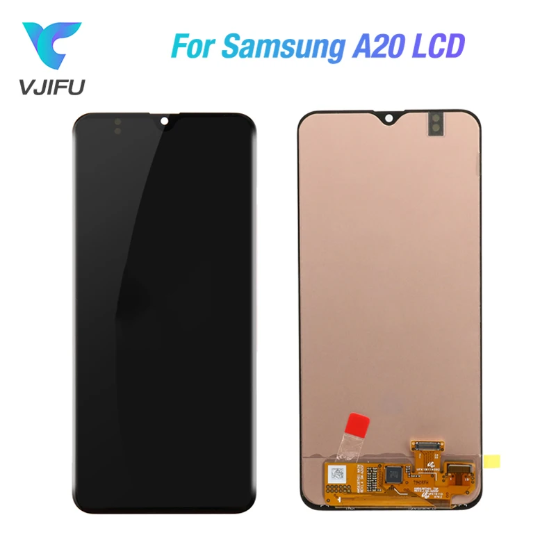 6 4 "Amoled ЖК экран для samsung Galaxy A20 A205 дисплей A205G A205F A205GN SM A205FN/DS кодирующий