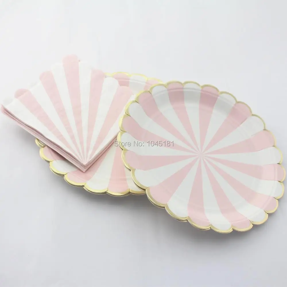 Baby Pink Scallop Canape Plates,7"/9" Paper Plates with Shiny Gold Foil Edge, 25x25 Sweet Party Paper Napkins for Girl Birthday
Baby Pink Scallop Canape Plates,7"/9" Paper Plates with Shiny Gold Foil Edge, 25x25 Sweet Party Paper Napkins for Girl Birthday