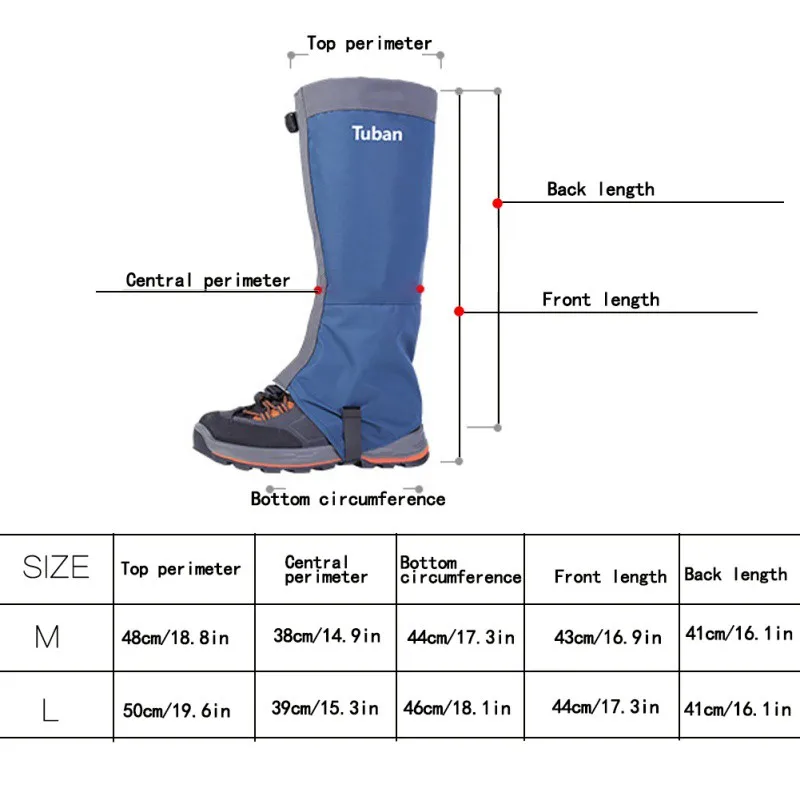 High quality Outdoor Snow Kneepad Protection Sport Skiing Gaiters Hiking Climbing Leg Protection Safety Waterproof Leg Warmer
High quality Outdoor Snow Kneepad Protection Sport Skiing Gaiters Hiking Climbing Leg Protection Safety Waterproof Leg Warmer