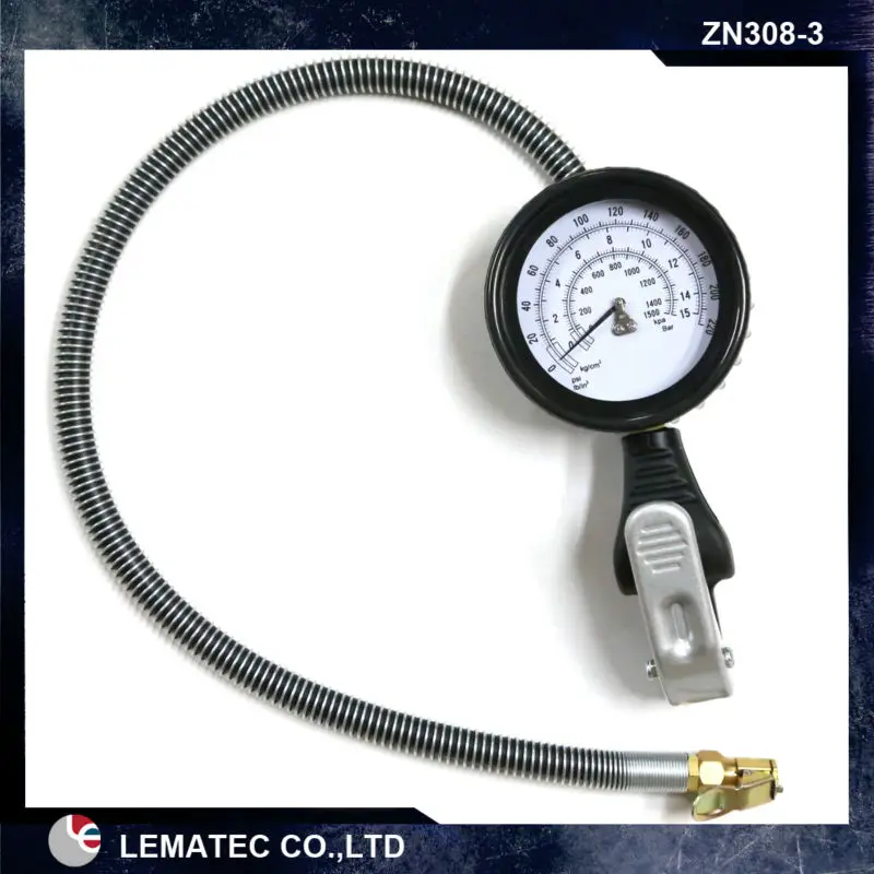 LEMATEC High precision dial tire inflator with gauge air inflator gauge Tyre inflating gun Taiwan Made Tire repair tools
LEMATEC High precision dial tire inflator with gauge air inflator gauge Tyre inflating gun Taiwan Made Tire repair tools