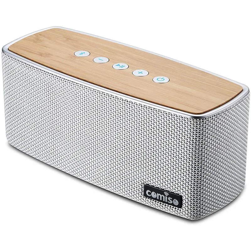 COMISO Bluetooth Speakers, 30W Loud Wood Home Outdoor Wireless Speaker, Super Bass Stereo Sound, 100Ft Bluetooth V4.2
COMISO Bluetooth Speakers, 30W Loud Wood Home Outdoor Wireless Speaker, Super Bass Stereo Sound, 100Ft Bluetooth V4.2