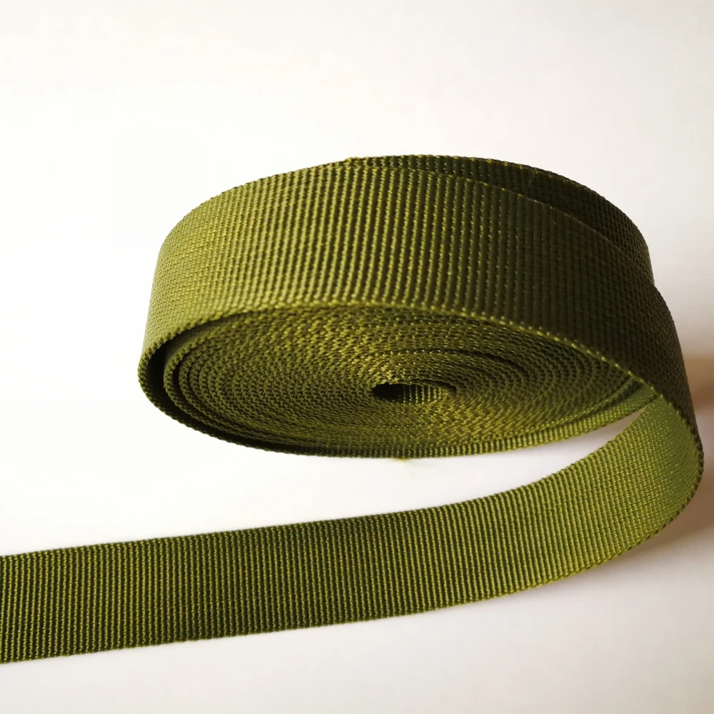 

2cm(0.8 Inches) Wide 10 Meters Army Green Nylon Webbing Braided Strap Backpack Belt