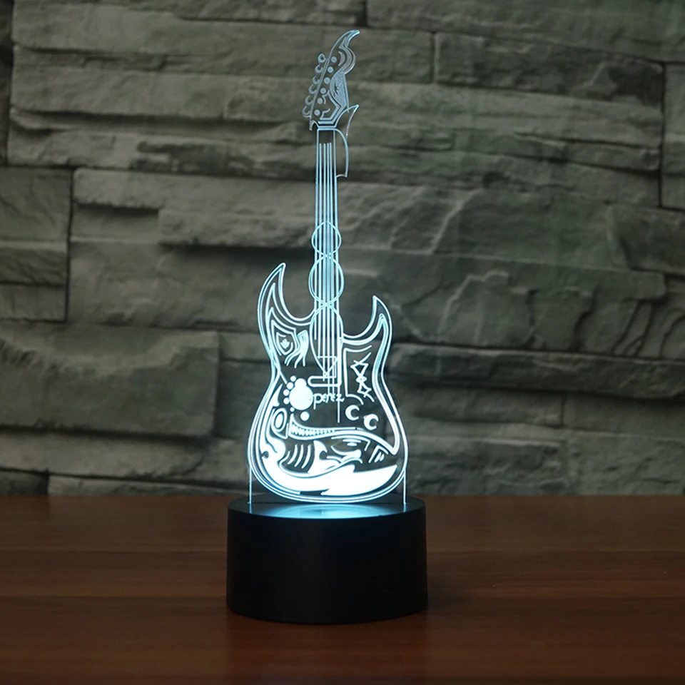 Home Decor Kid Bedroom Bedside Music Guitar Lamp 3D LED Night Lights Touch Switch Colorful Gradient Mood Lighting Art Table Lamp
Home Decor Kid Bedroom Bedside Music Guitar Lamp 3D LED Night Lights Touch Switch Colorful Gradient Mood Lighting Art Table Lamp
