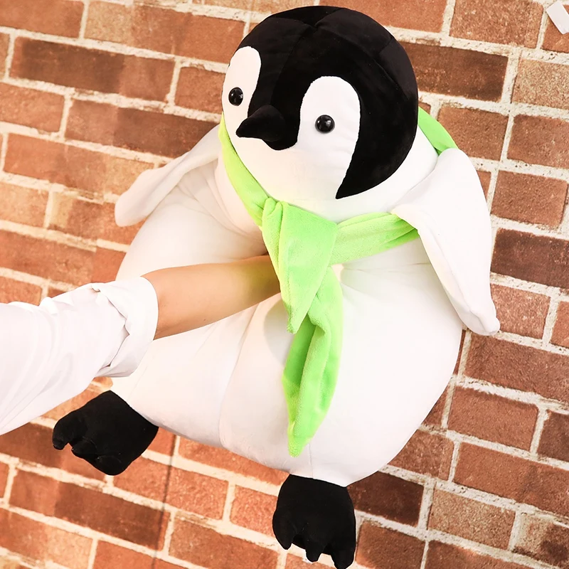 1pc 35cm Cartoon penguin stuffed doll soft animal with scarf movie tv figure fan plush toy kawaii christmas gift for children
1pc 35cm Cartoon penguin stuffed doll soft animal with scarf movie tv figure fan plush toy kawaii christmas gift for children