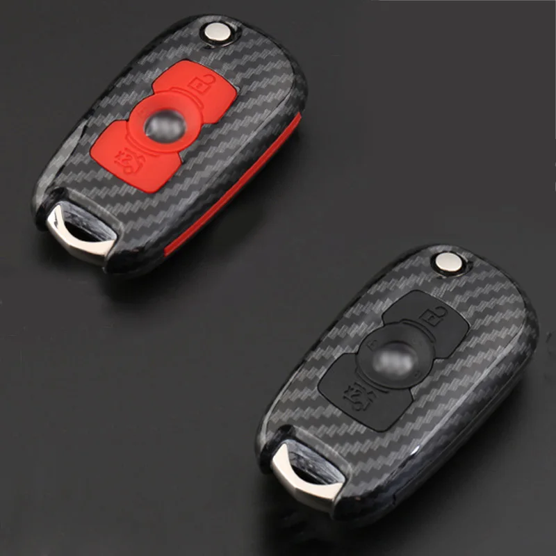 ABS Carbon Fiber Shell+Silicone Cover Remote Key Holder Fob Case&KeyChain For Buick Verano
ABS Carbon Fiber Shell+Silicone Cover Remote Key Holder Fob Case&KeyChain For Buick Verano