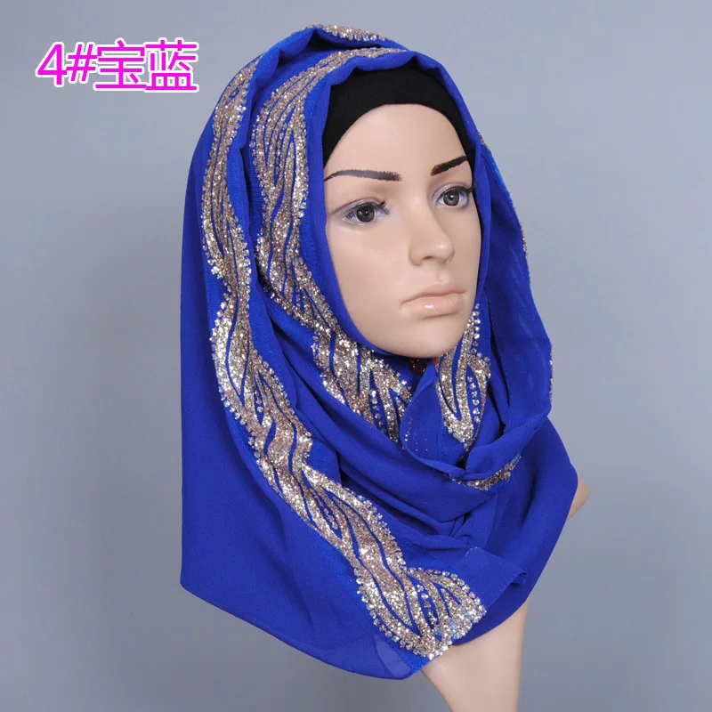 Islamic Women Glitter Edges Scarves/Scarf Shimmer Hijab Chiffon Muslim Turban Long Shawl Wraps Headband Bufandas Sjaal 65*170cm
Islamic Women Glitter Edges Scarves/Scarf Shimmer Hijab Chiffon Muslim Turban Long Shawl Wraps Headband Bufandas Sjaal 65*170cm
