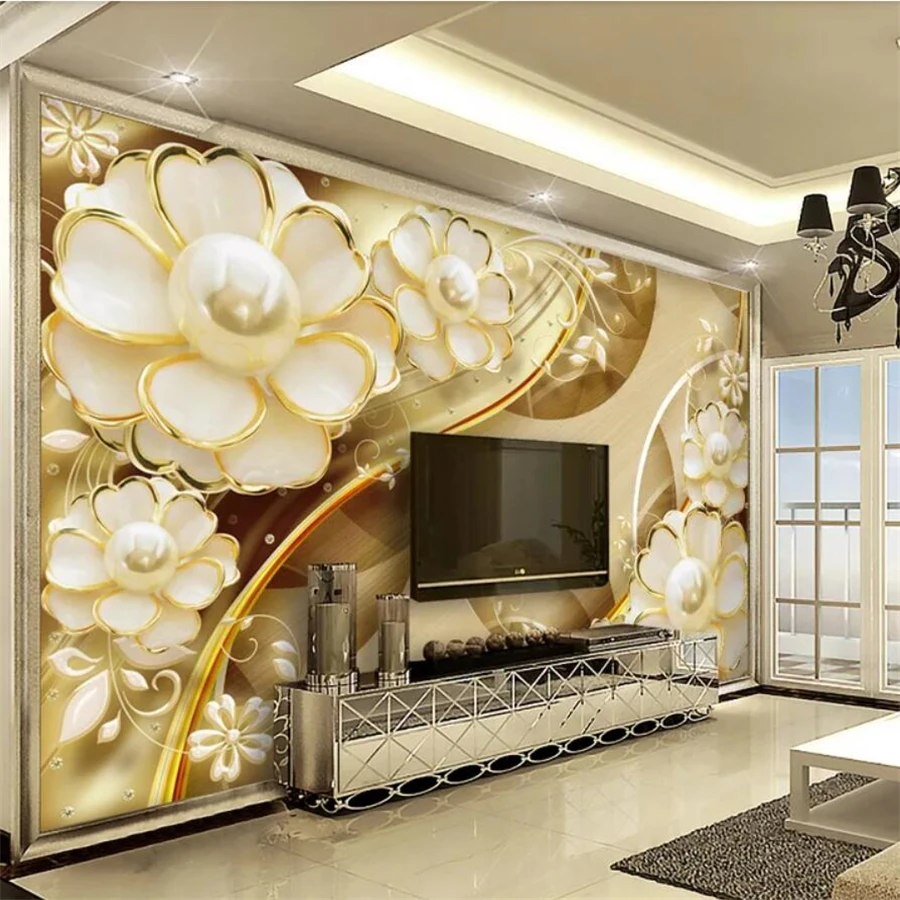 Custom wallpaper 3D mural luxury jewelry flower TV background wall 5d living room bedroom decorative painting mural 8d wallpaper
Custom wallpaper 3D mural luxury jewelry flower TV background wall 5d living room bedroom decorative painting mural 8d wallpaper