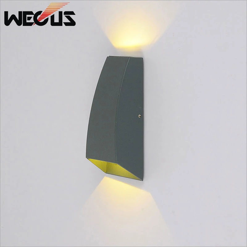 Модная светодиодная наружная настенная лампа Вилла балкон забор buitenverlichting
