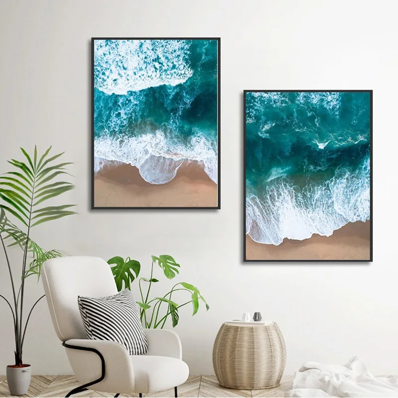 Nordic Decdoration Home Wall Art Canvas Painting Green Sea Foam Photography Pictures Nature Ocean Poster for Living Room Decor
Nordic Decdoration Home Wall Art Canvas Painting Green Sea Foam Photography Pictures Nature Ocean Poster for Living Room Decor