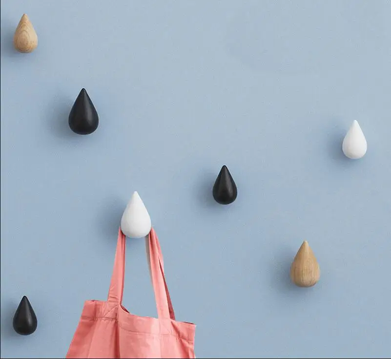 Simple Creative Clothing Store Home Water Drop Hooks Solid Wood Wall Hanging Fitting Room Cloakroom Hook Decoration LX4503
Simple Creative Clothing Store Home Water Drop Hooks Solid Wood Wall Hanging Fitting Room Cloakroom Hook Decoration LX4503