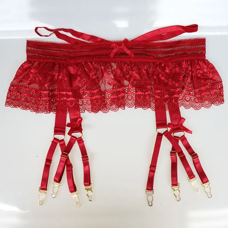 Sexy Fashion Garters Lace Women Sexy Suspender Belts Female Bow 8 Straps Gold Metal Buckles Garter Belts for Stockings GA1141
Sexy Fashion Garters Lace Women Sexy Suspender Belts Female Bow 8 Straps Gold Metal Buckles Garter Belts for Stockings GA1141