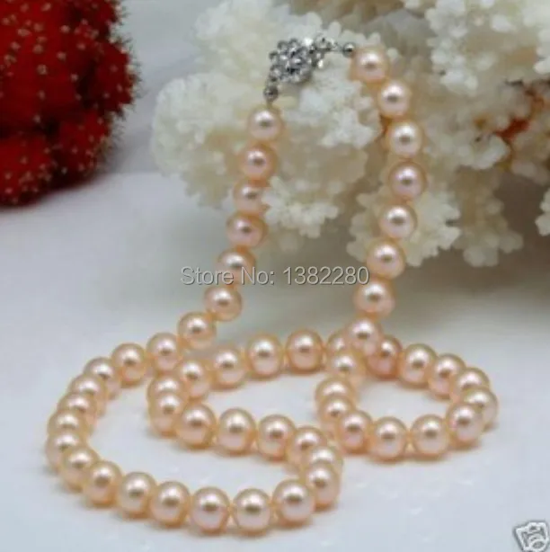 Hot!7-8mm Pink pearl necklace flower button 18 inch DIY handmade women jewelry making design wholesale
Hot!7-8mm Pink pearl necklace flower button 18 inch DIY handmade women jewelry making design wholesale
