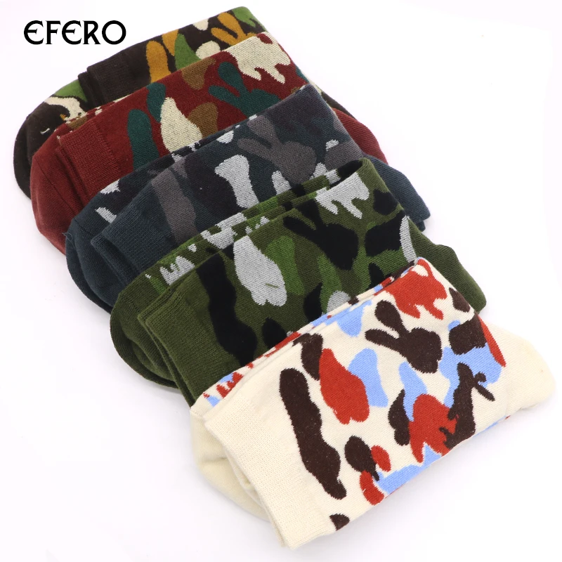 5 Pairs efero Men Cotton Sock for Autumn Winter Short Socks Fashion Mens Camouflage Print Socks Novelty Business Dress Sock Mens
5 Pairs efero Men Cotton Sock for Autumn Winter Short Socks Fashion Mens Camouflage Print Socks Novelty Business Dress Sock Mens