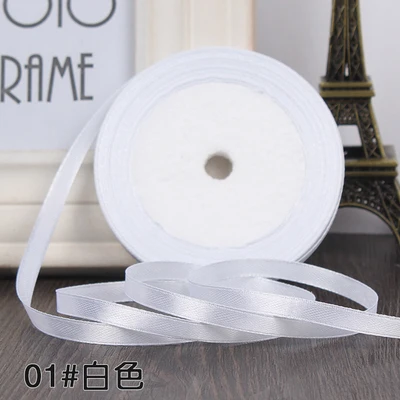 25 Yards 1/4" 6mm White Beige Single Face Satin Ribbon Gift Packing Christmas Ribbons Wedding Party Decorative Crafts Ribbons
25 Yards 1/4" 6mm White Beige Single Face Satin Ribbon Gift Packing Christmas Ribbons Wedding Party Decorative Crafts Ribbons