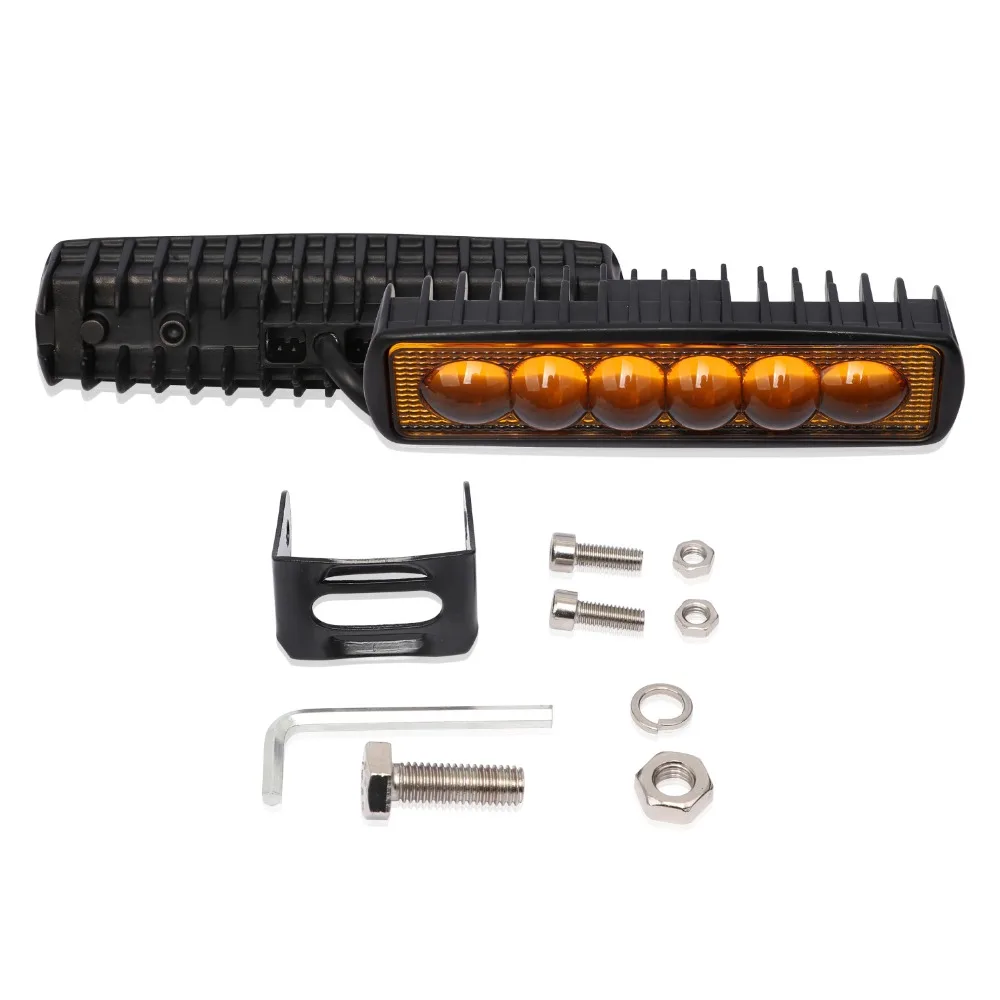 Aslent 6 inch 18W with Lens LED Bar for Offroad Car 4WD Truck Tractor Boat 4x4 SUV ATV 12V 24V Spot LED Light Bar LED Work Light
Aslent 6 inch 18W with Lens LED Bar for Offroad Car 4WD Truck Tractor Boat 4x4 SUV ATV 12V 24V Spot LED Light Bar LED Work Light
