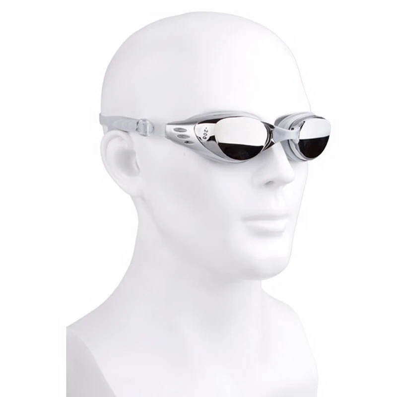 Myopia Swimming Goggles Swimming Glasses Submersible Mirror Anti-fog Waterproof 200 300 400 500 600 Degrees Silver Color
Myopia Swimming Goggles Swimming Glasses Submersible Mirror Anti-fog Waterproof 200 300 400 500 600 Degrees Silver Color