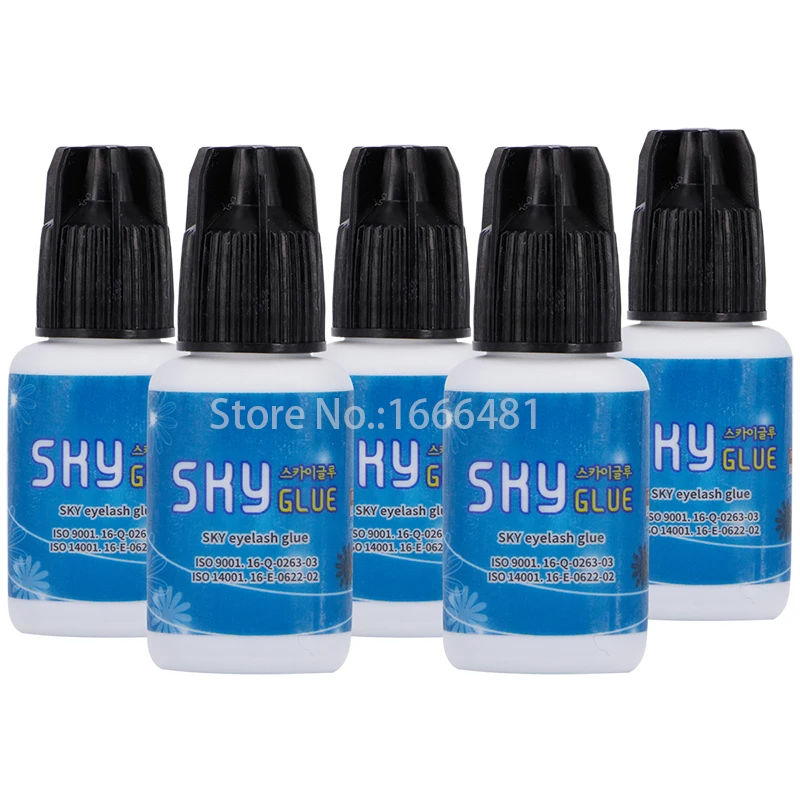 5pcs/lot Sky Glue for Lash Fast Drying Professional Eyelash Glue from Korea Last 6 to 7 Weeks 5ml
5pcs/lot Sky Glue for Lash Fast Drying Professional Eyelash Glue from Korea Last 6 to 7 Weeks 5ml