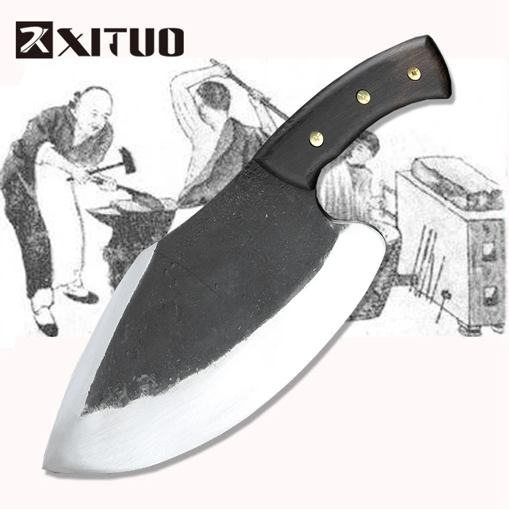 XITUO 9 дюймов мяса мясника Ножи ручной нож обвалочный шеф-повара Ножи с высоким содержанием марганца Сталь традиционные сверхмощный лезвие д...
XITUO 9 дюймов мяса мясника Ножи ручной нож обвалочный шеф-повара Ножи с высоким содержанием марганца Сталь традиционные сверхмощный лезвие д...