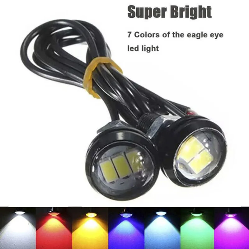 2PCS Car DRL Eagle Eye 23mm LED Daytime Running Light Motorcycle Screw Lamp Source Waterproof 5630SMD Car Styling
2PCS Car DRL Eagle Eye 23mm LED Daytime Running Light Motorcycle Screw Lamp Source Waterproof 5630SMD Car Styling