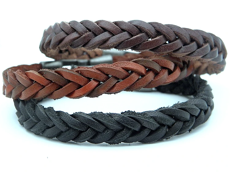Men's Vintage Genuine Leather Braid Bracelets Handmade Stylish Leather Wristband Cuff Bracelet Jewelry Brown Black Stock
Men's Vintage Genuine Leather Braid Bracelets Handmade Stylish Leather Wristband Cuff Bracelet Jewelry Brown Black Stock