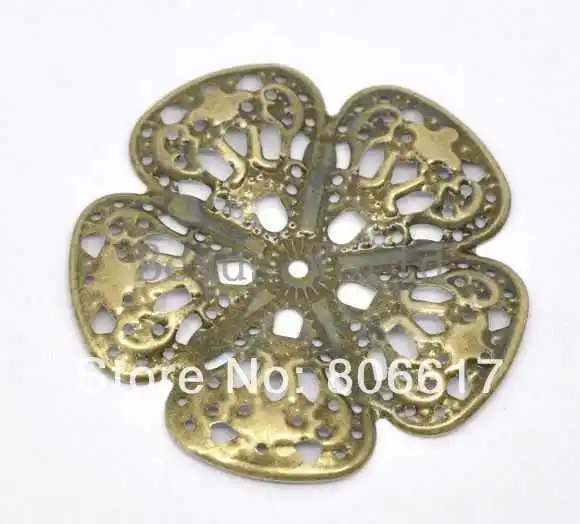 Best Quality 30 Pcs Bronze Tone Filigree Flower Wraps Connector Embellishments Jewelry Findings 48mm(W03466 X 1)
Best Quality 30 Pcs Bronze Tone Filigree Flower Wraps Connector Embellishments Jewelry Findings 48mm(W03466 X 1)