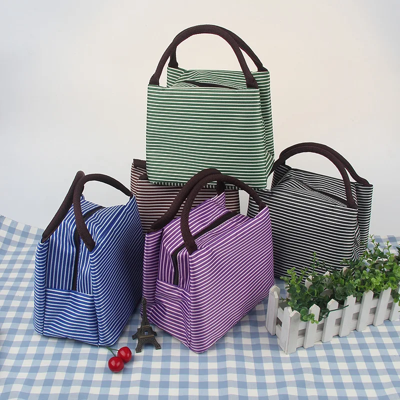 12PCS / LOT Fashion Striped Insulation Bag Thickened Aluminum Foil Bento Ice Pack Portable Waterproof Lunch Lunch Picnic Bag
12PCS / LOT Fashion Striped Insulation Bag Thickened Aluminum Foil Bento Ice Pack Portable Waterproof Lunch Lunch Picnic Bag