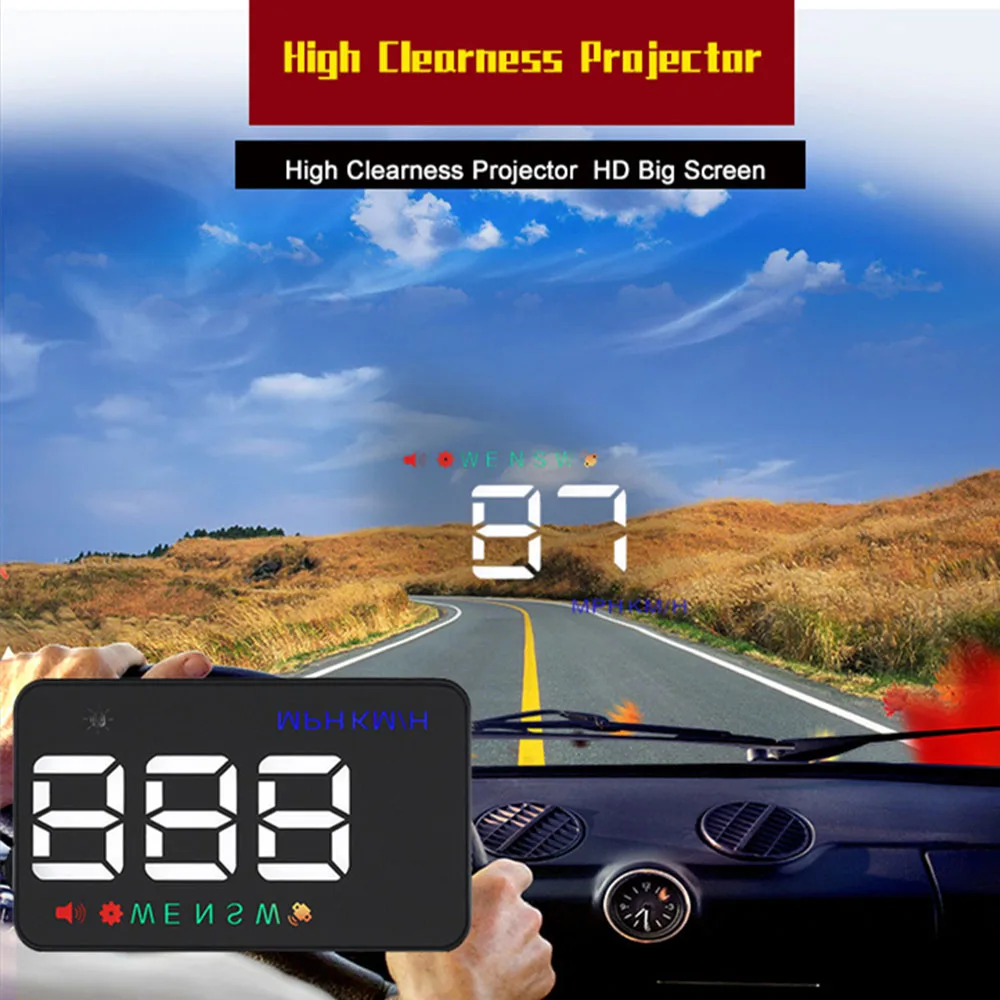 Car Head Up Display GPS Speedometer Head Up Display Overspeed Warning System Projector Windshield Auto Electronic Voltage Alarm
Car Head Up Display GPS Speedometer Head Up Display Overspeed Warning System Projector Windshield Auto Electronic Voltage Alarm