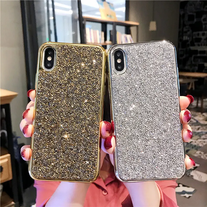 Fashion Full Bling Crystal Rhinestone Diamond Soft Electroplate Case Cover For iPhone 12 Mini 11 Pro XS Max XR X 8 7 6 6S Plus
Fashion Full Bling Crystal Rhinestone Diamond Soft Electroplate Case Cover For iPhone 12 Mini 11 Pro XS Max XR X 8 7 6 6S Plus