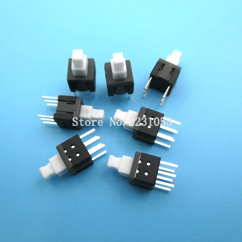 20PCS/Lot 5.8*5.8mm Non Locking Type Square Button Tactile Push Button Switch Momentary Tact DIP Through-Hole 6pin New Wholesale
20PCS/Lot 5.8*5.8mm Non Locking Type Square Button Tactile Push Button Switch Momentary Tact DIP Through-Hole 6pin New Wholesale